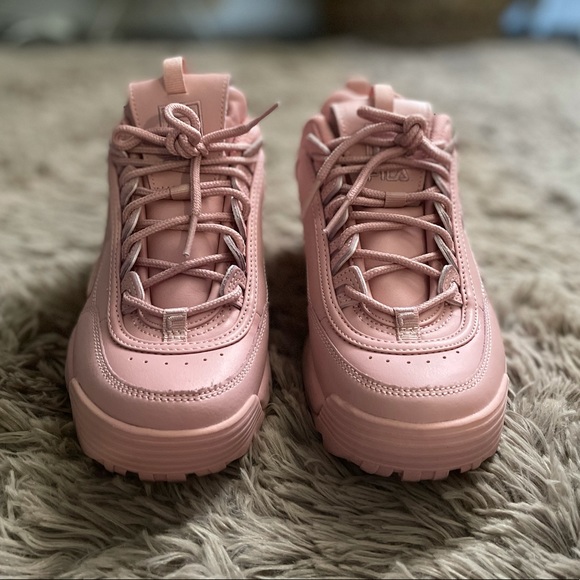 COPY - FILA Women’s Disruptor Running Shoe Pink (Fits 8) - Picture 3 of 6